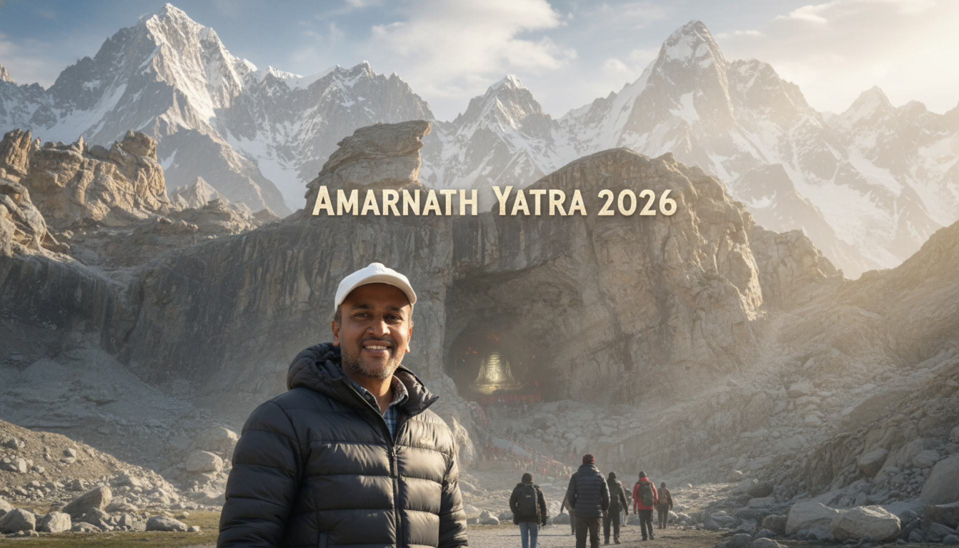 Amarnath Yatra route map illustration