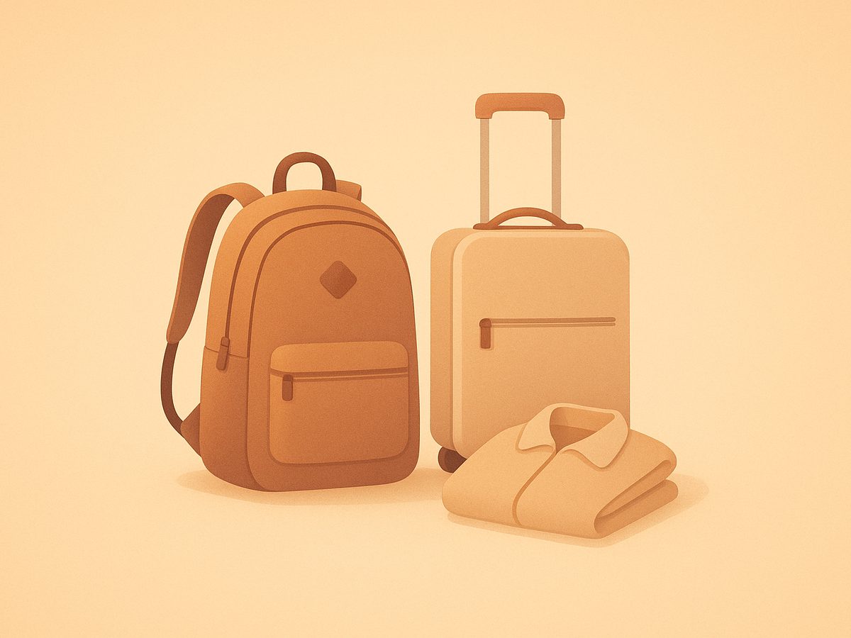 Pack light illustration