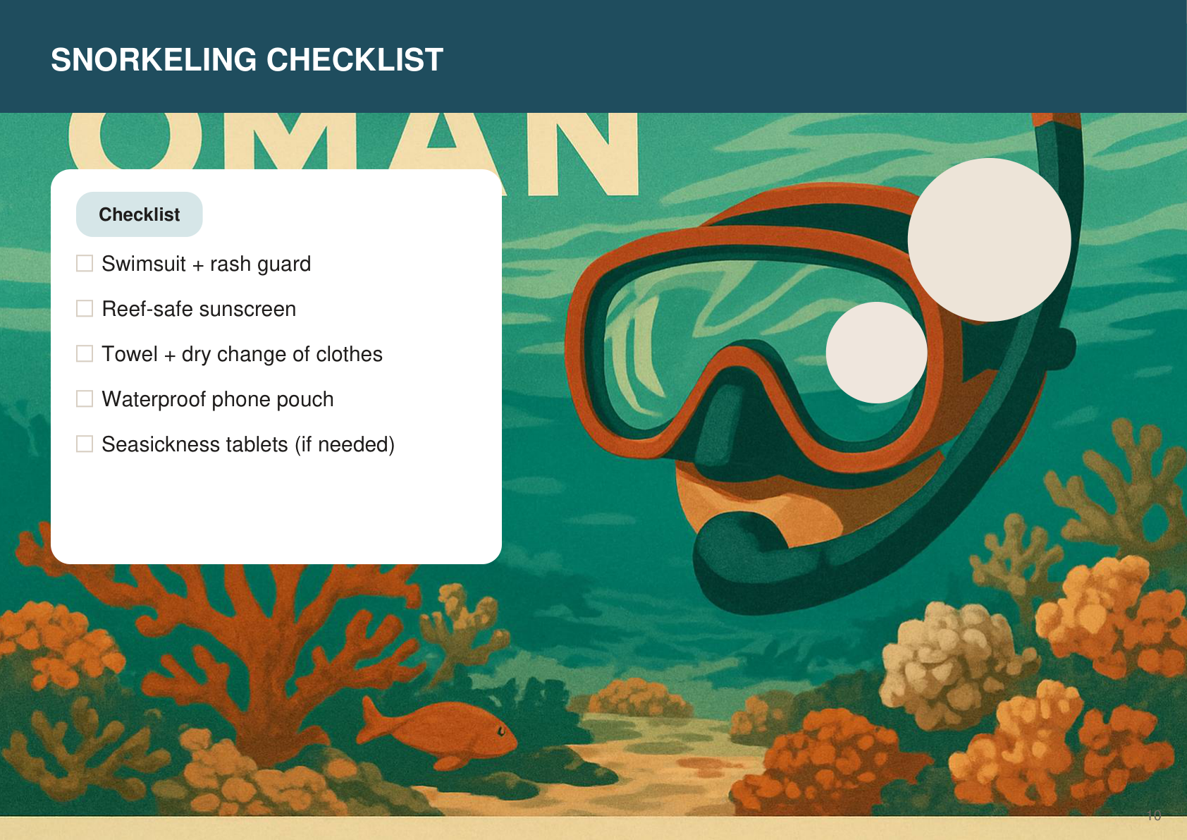 Oman itinerary day plan preview