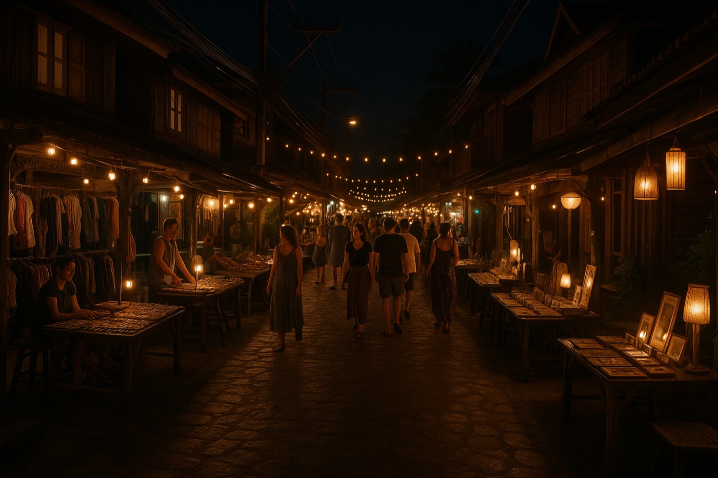 Fisherman's Village area in Koh Samui